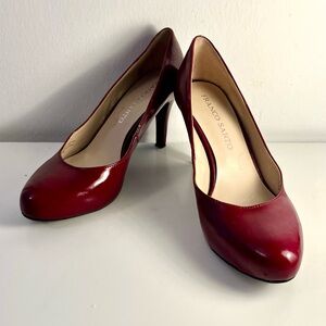 Franco Sarto Burgundy Heels